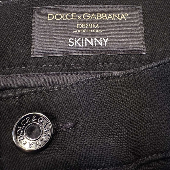 NWOT DOLCE & GABBANA DistressedSkinny Jeans 👖 - US 42” - Picture 5 of 8